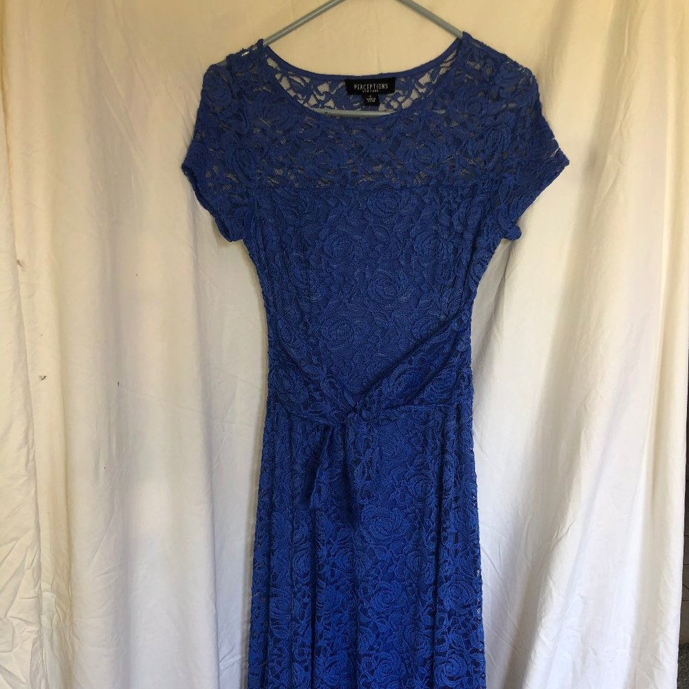 Womens Blue Perceptions of New York Dress